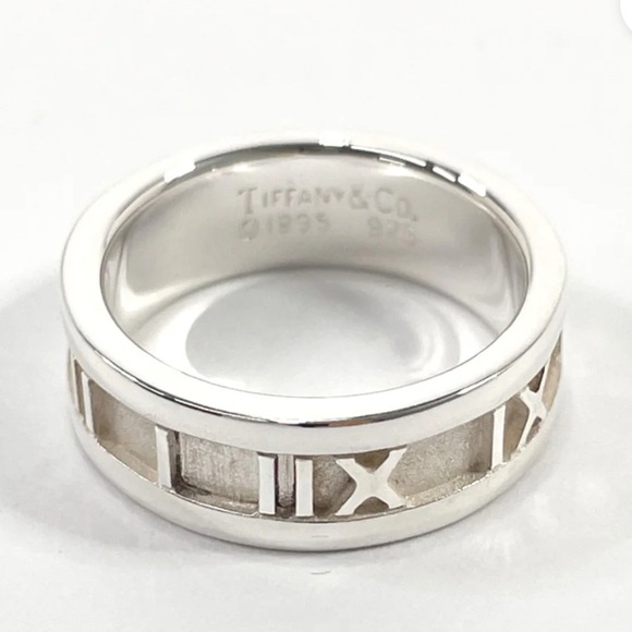 TIFFANY&CO. RING ATLAS SILVER925 - Picture 3 of 8